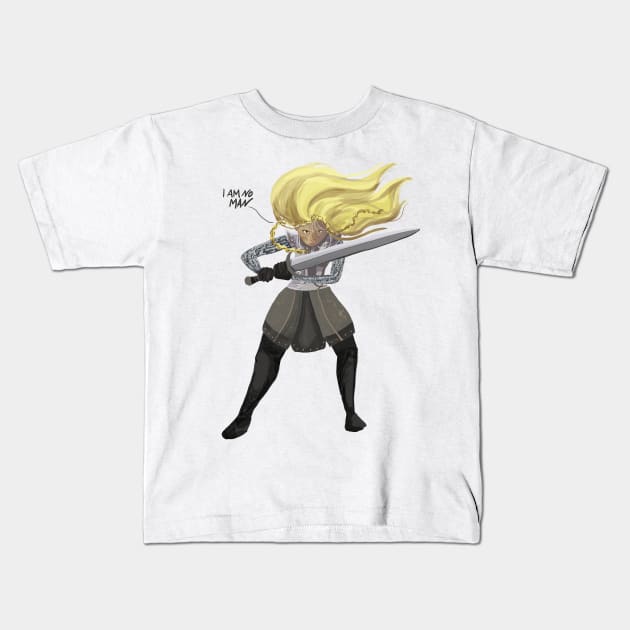 Eowyn Kids T-Shirt by sbyrd95